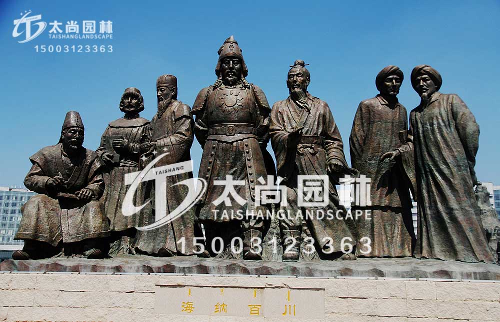 铸铜雕塑，F66永乐园林